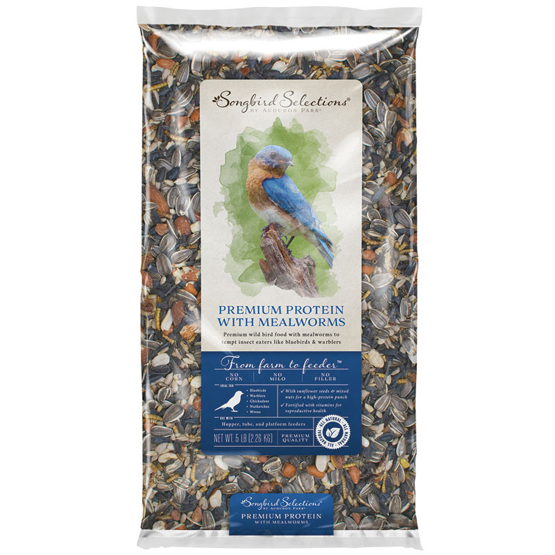 Songbird Selections® Premium Protein With Mealworms Bird Food, 5 Lb.