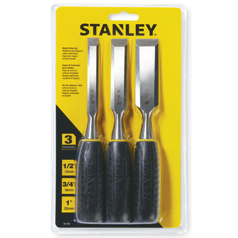 Stanley® 3 Pc. Wood Chisel Set