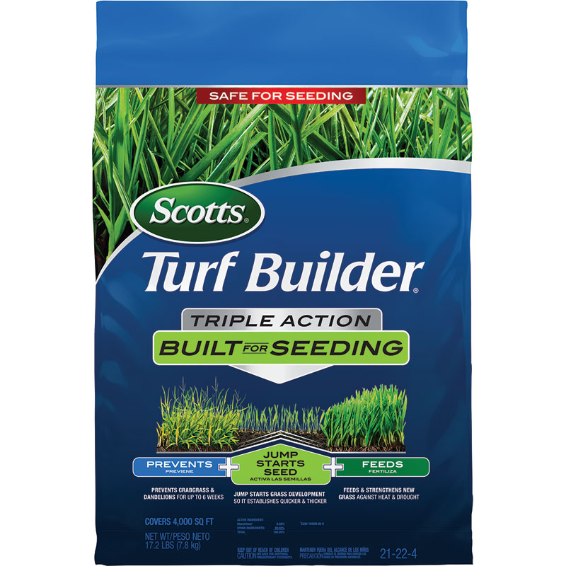 Scotts® Turf Builder® Triple Action Built for Seeding Weed & Feed, 4M