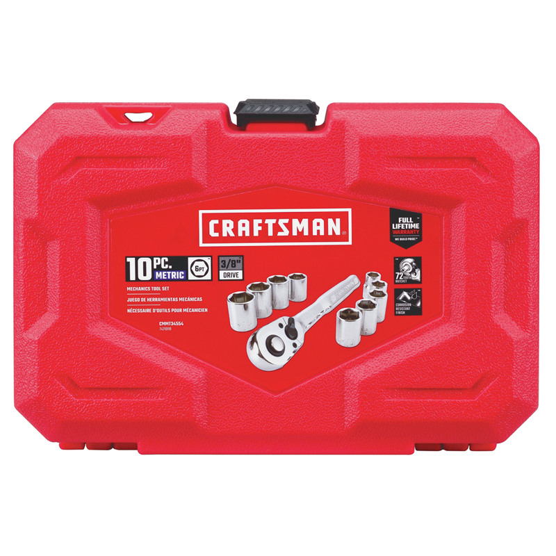 Craftsman® 10 Pc. Metric Socket Wrench Set