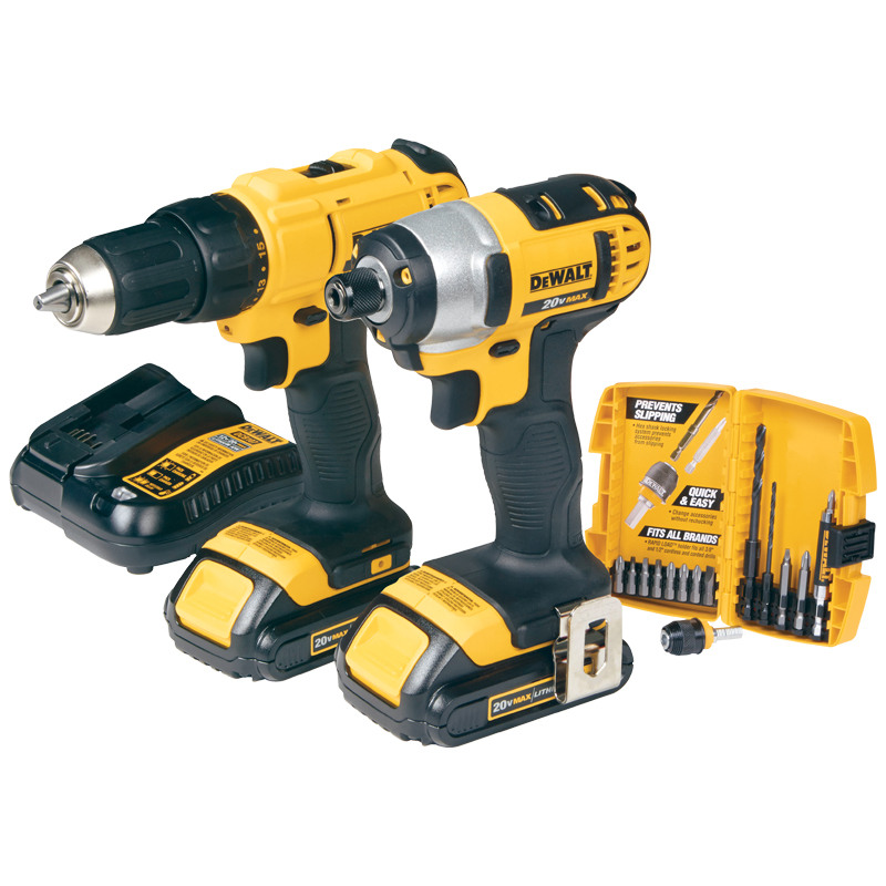 DeWalt® 20V Compact Drill & Impact Driver Set