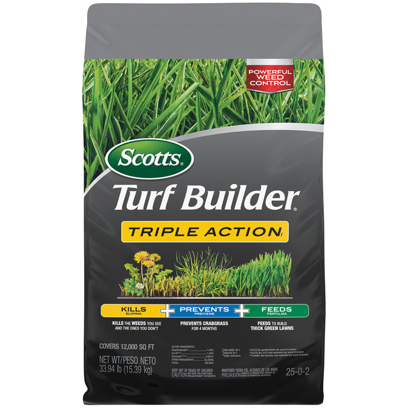 Scotts® Turf Builder® Triple Action Fertilizer, 12M