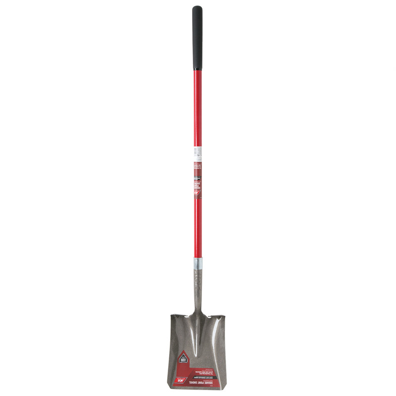 Ace® 58" Steel Square Transfer Shovel Fiberglass Handle