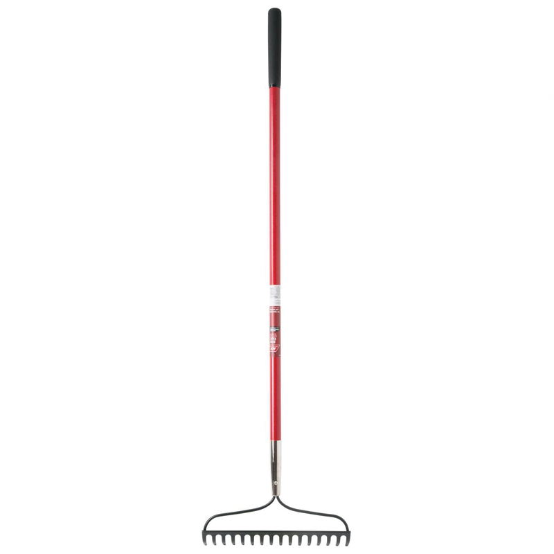 Ace® 57" 16 Tine Steel Bow Rake Fiberglass Handle