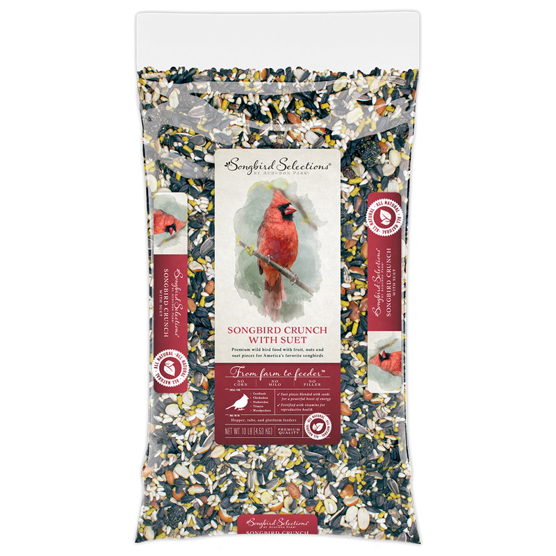 Songbird Selections® Songbird Crunch With Suet Bird Seed, 10 Lb.