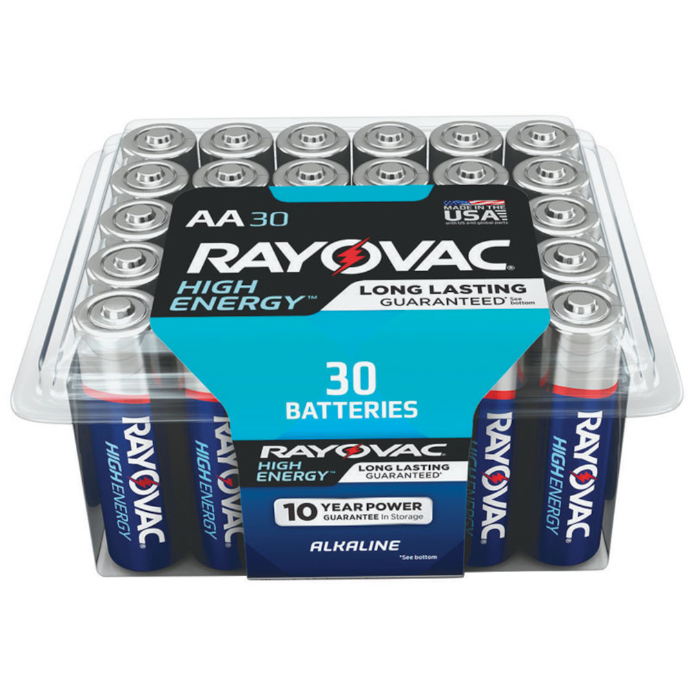 30-Pk. Rayovac® “AA” Batteries