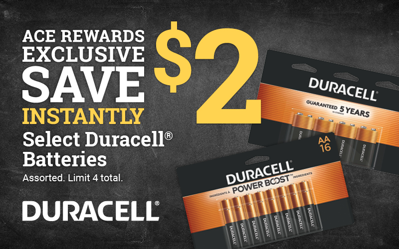 Select Duracell® Batteries