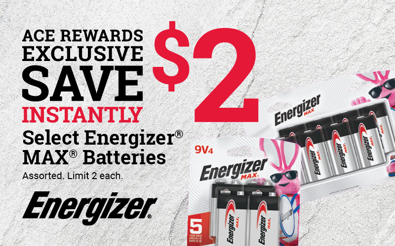 Select Energizer® Max® Batteries