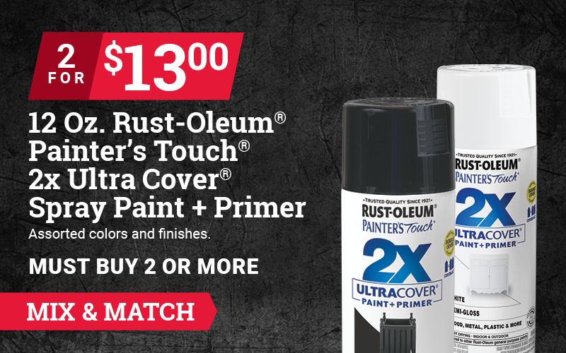 Select Rust-Oleum® Painter's Touch® 2x Ultra Cover® Spray Paint + Primer, 12 Oz.