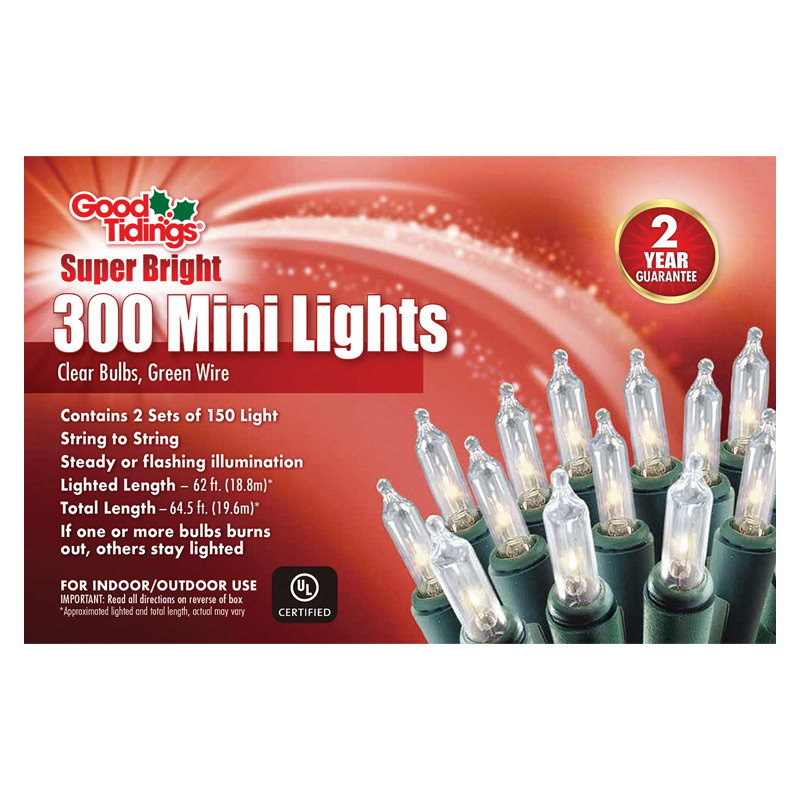 300 Ct. Clear Mini Light Sets