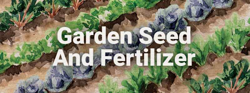 Garden Seed And Fertilizer - Title