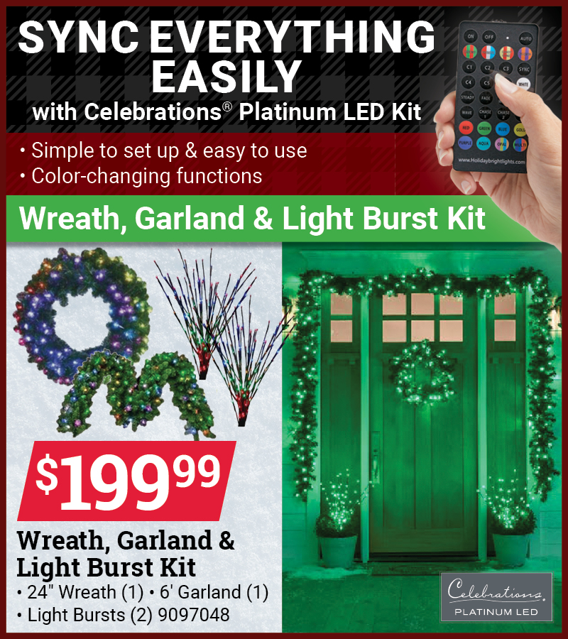 Sync Everything LED Holiday Decor Kits