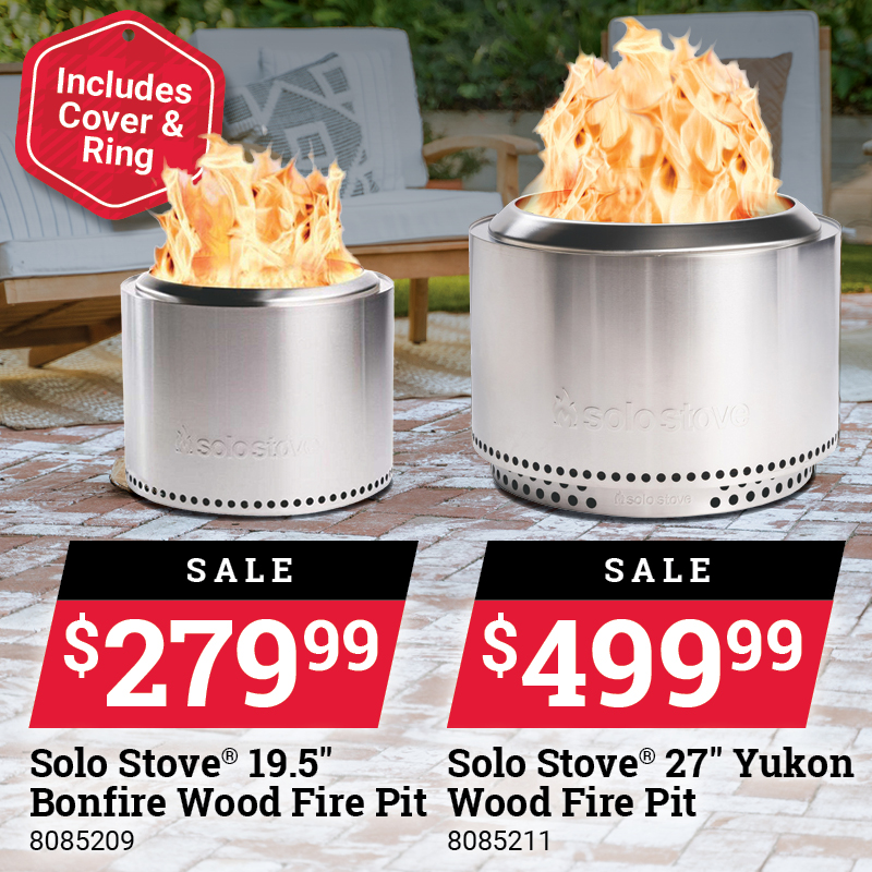 Solo Stove® 19.5" Bonfire or 27" Yukon Wood Fire Stove