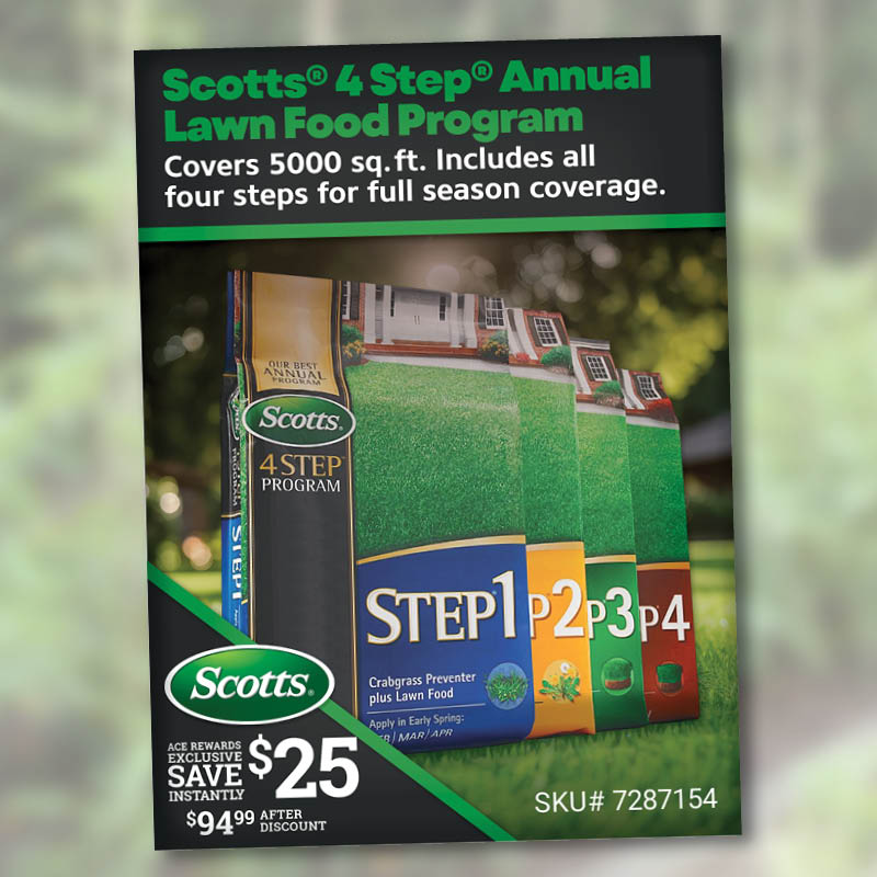 Scotts® 4 Step® Annual Lawn Food Program