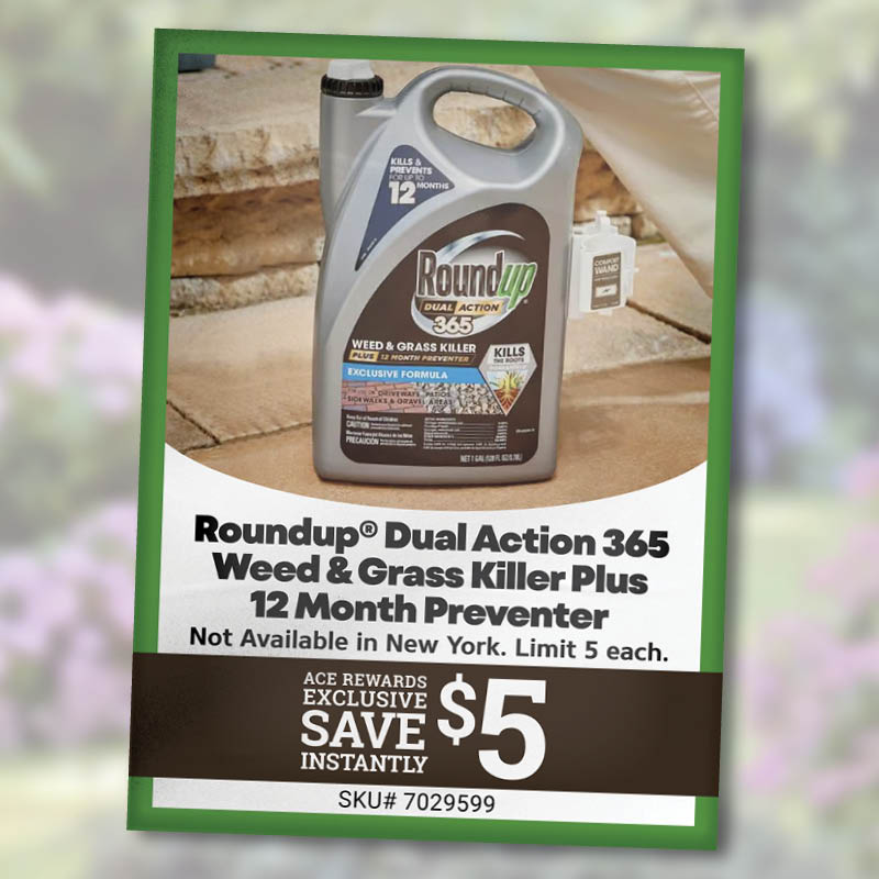 RoundUp® Dual Action 365 Weed & Grass Killer Plus