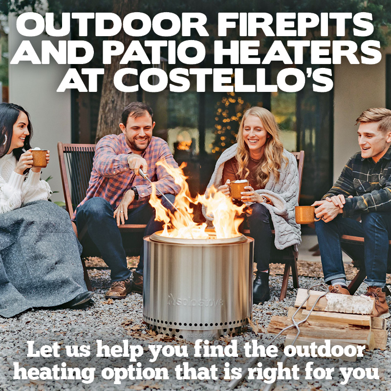 Outdoor Firepits and Patio Heaters at Costello's