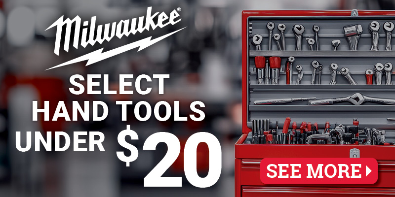 Select Milwaukee® Hand Tools for Under $20