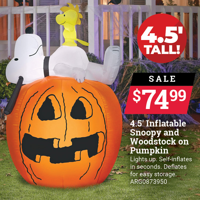 Snoopy Halloween Yard Display