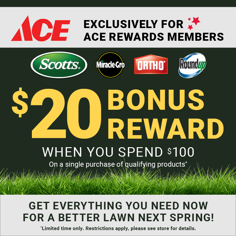 $20 Bonus Reward on Select Lawn Products