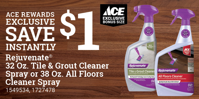 Rejuvenate® Grout Cleaner Spray, 32 Oz or All Floors Cleaner Spray, 38 Oz.