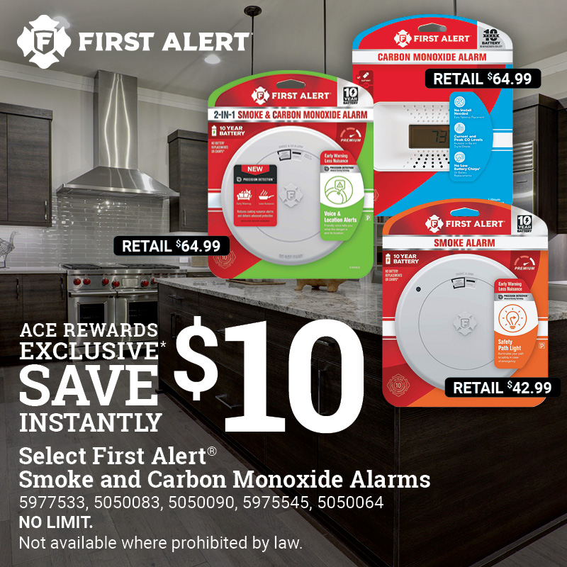 Select First Alert® Smoke and Carbon Monoxide Alarms