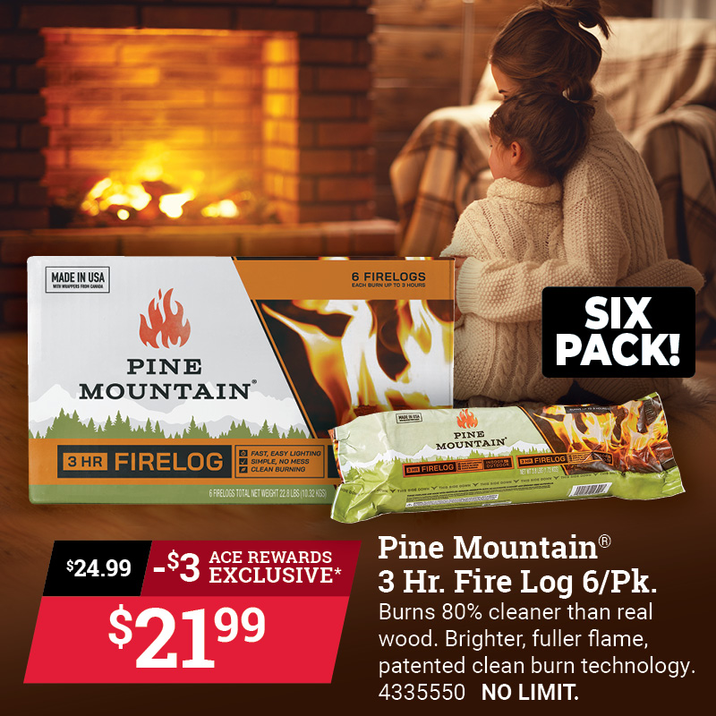 Pine Mountain® 3 Hr. Fire Logs, 6/Pk.