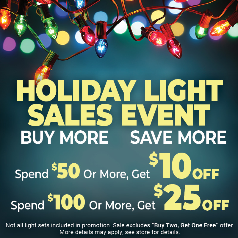 Holiday Light Sales Event