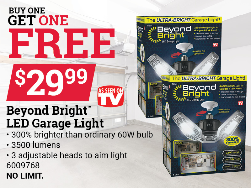 Buy One Get One Free Beyond Bright™ LED Garage Light